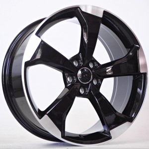 Ratlankis Forzza Titan 9,5X19 5X112 ET38 66,45 Dark Graphite