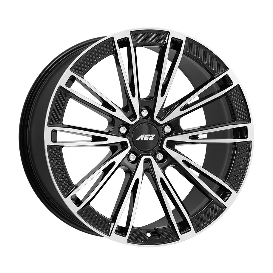 AEZ Alaska dark Black/polished 9x20 5x130 ET54 CB71,6 R14 700 kg AAL0MLBP54E