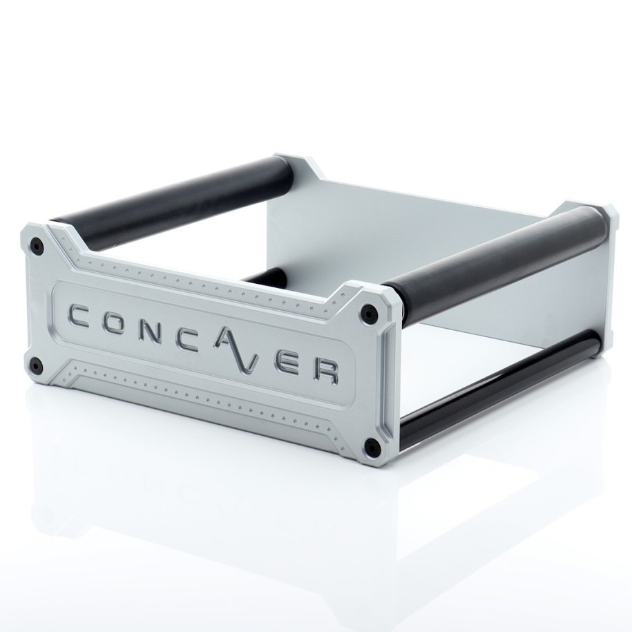 Concaver Premium Forged Rolling Wheel Stand Silver