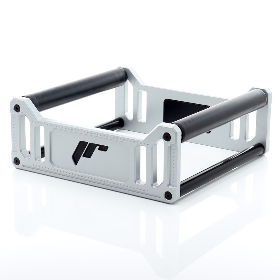 JR Premium Forged Rolling Wheel Stand Silver