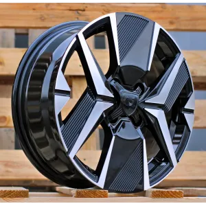 R16x6.5  4X108  ET  32  65.1  Y1256  Black Polished (MB)  For PEUG  (L5)  (NEW Model)