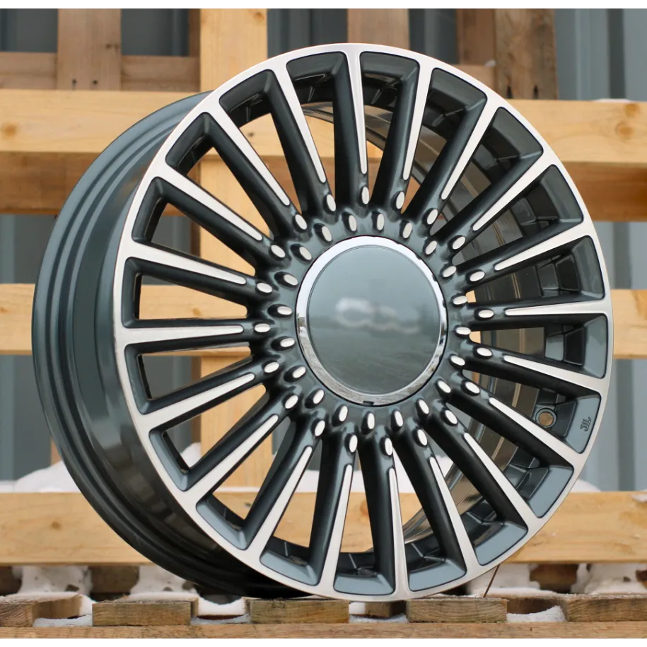 R16x6.5  4X98  ET  35  58.1  Y1210  Grey Polished (MG)  For FIAT  (R)  (NEW Model 500)