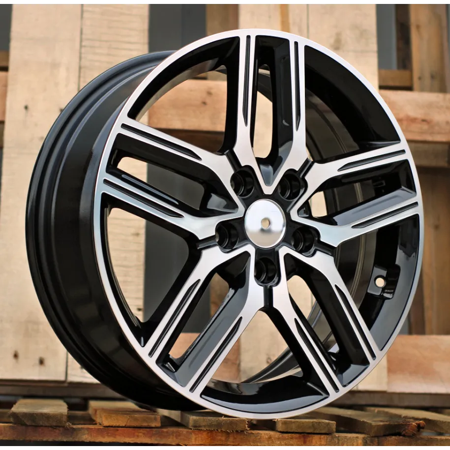 R17x6.5  5X114.3  ET  50  67.1  Y1227  Black Polished (MB)  For KIA  (P)