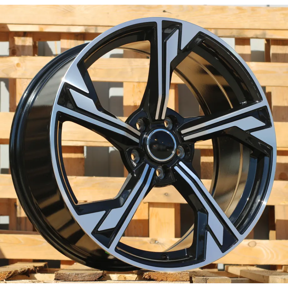 R19x8.5  5X112  ET  32  66.5  B5419  Black Polished (MB)  For AUD  (K4+P)