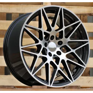 R20x8.5  5X120  ET  35  72.6  B5167  Black Polished (MB)  For BMW  (P)  (Rear+Front)