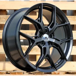 R20x8.5  5X130  ET  35  66.5  B1696  Black Half Matt (BLHM)  For AUD  (Z1)  (Q6 E-TRON (Front+Rear))