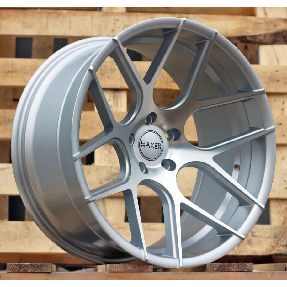 R20x9  5X120  ET  30  72.6  SSA03  (HX022)  Polished Silver Half Matt (MSHM)  For HAXER  (Z2)  (Rear+Front)