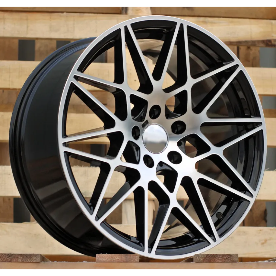 R20x9.5  5X120  ET  40  72.6  B5167  Black Polished (MB)  For BMW  (P)  (Rear+Front)