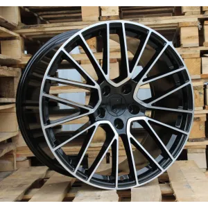 R21x11  5X130  ET  58  71.6  FE179  (HP704F)  Black Polished (MB)  For PORCH  (Z3)  (HYBRID FORGED Rear+Front)