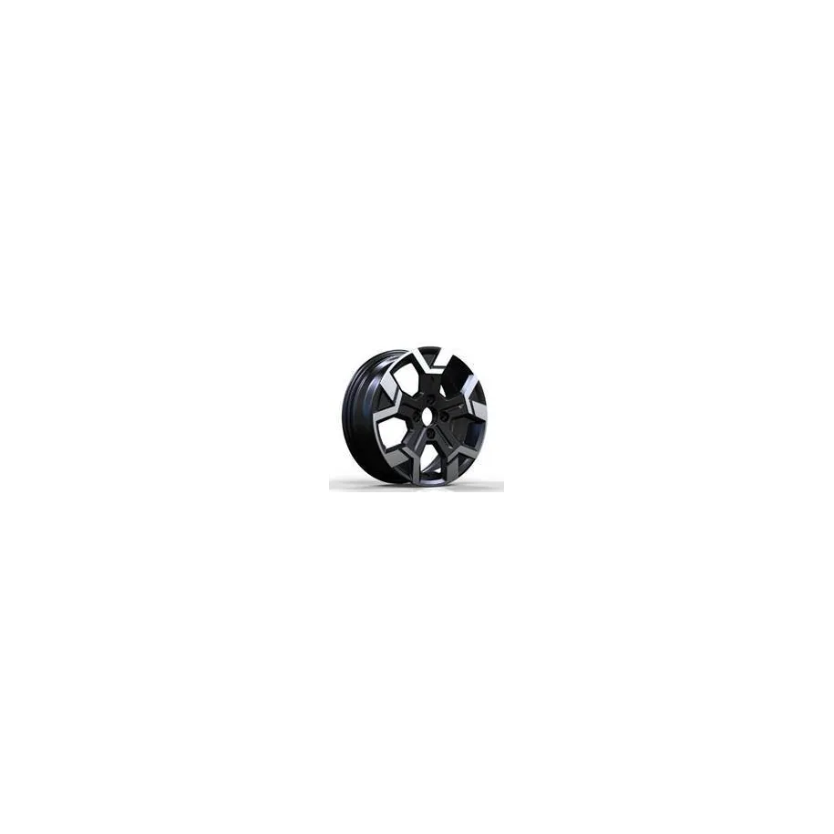 R15x6  4X100  ET  40  60.1  B1407  Black Polished (MB)  For DACIA  (L6)