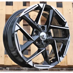 R18x8  5X114.3  ET  48  67.1  3S1267  Black Polished (MB)  For KIA  (K4)  (HYBRID FORGED)