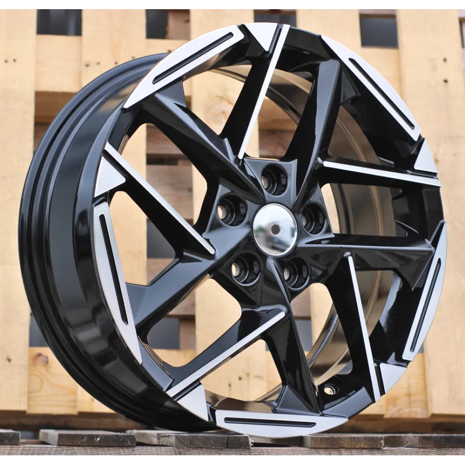 R18x8  5X114.3  ET  48  67.1  3S1267  Black Polished (MB)  For KIA  (K4)  (HYBRID FORGED)