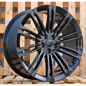 R22x9.5  5X120  ET  42.5  72.6  3S1066V  (FBX190)  Black (BL)  For LAND  (P2+Z6)  (HYBRID FORGED (For M14x1.5 bolts))