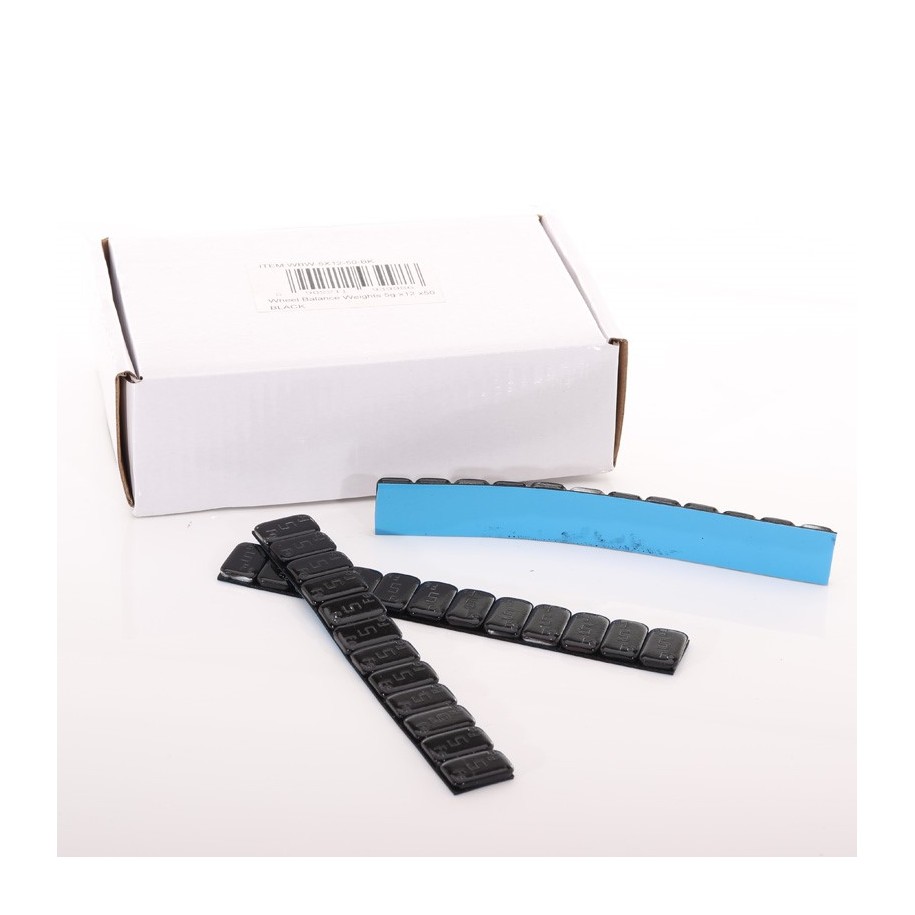 Wheel Balance Weights 5g x12 x50  BLACK