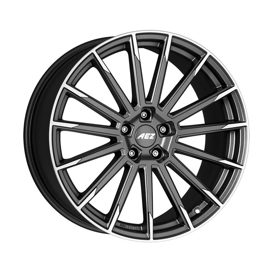AEZ Atlanta Graphite matt/polished 8,5x20 5x112 ET35 CB70,1 60° 780 kg AAT0L8GP35