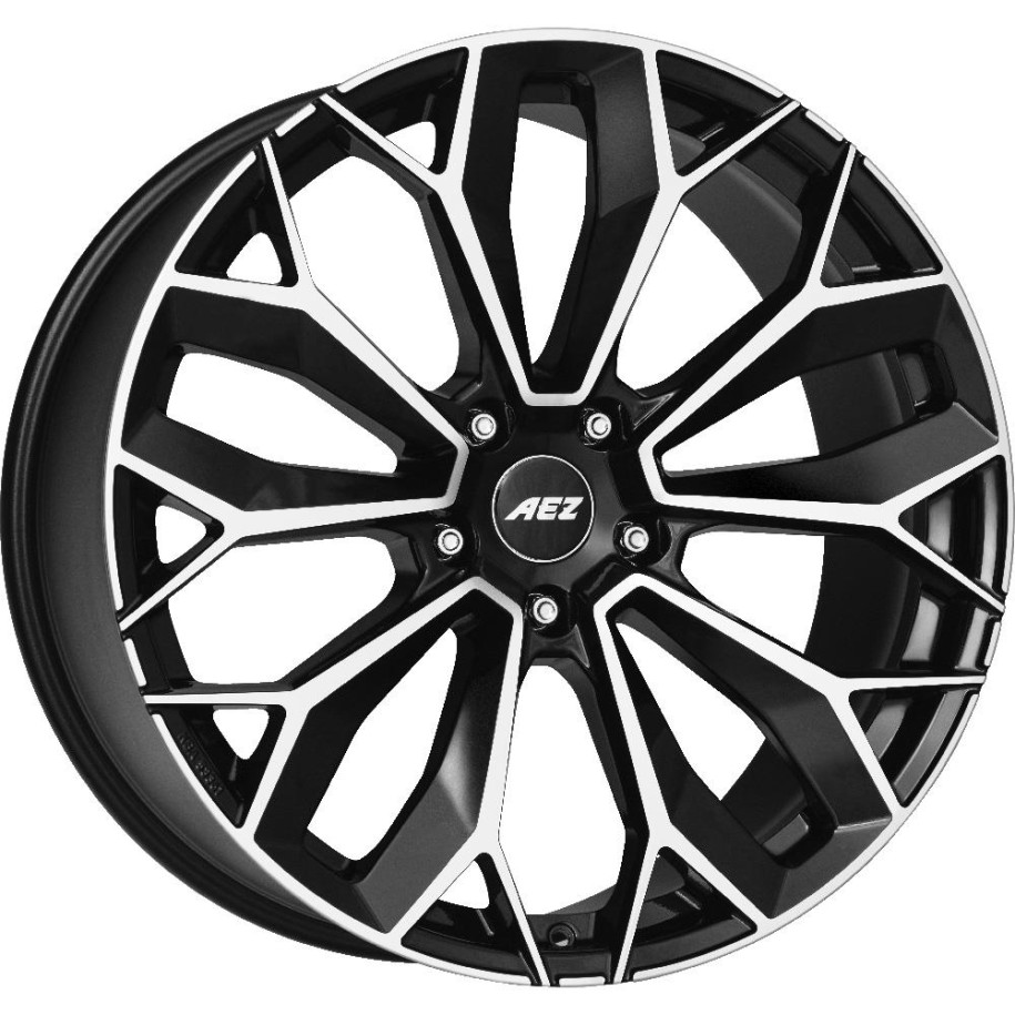 AEZ Leipzig dark Black/polished 9,5x21 5x112 ET45 CB66,6 R14 1045 kg ALE1N8BP45M