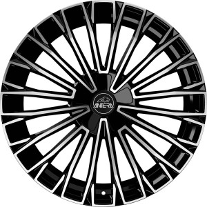Antera A103 Piano Black Diamond 8,5x20 5x114.3 ET40 CB75,0 60° 800 kg A10385204021090NKI