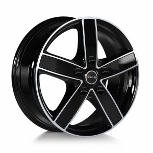 Avus AC-V51 Black Polished 7x17 5x130 ET62 CB89.1 60° 1250 kg V51070175130062891D0