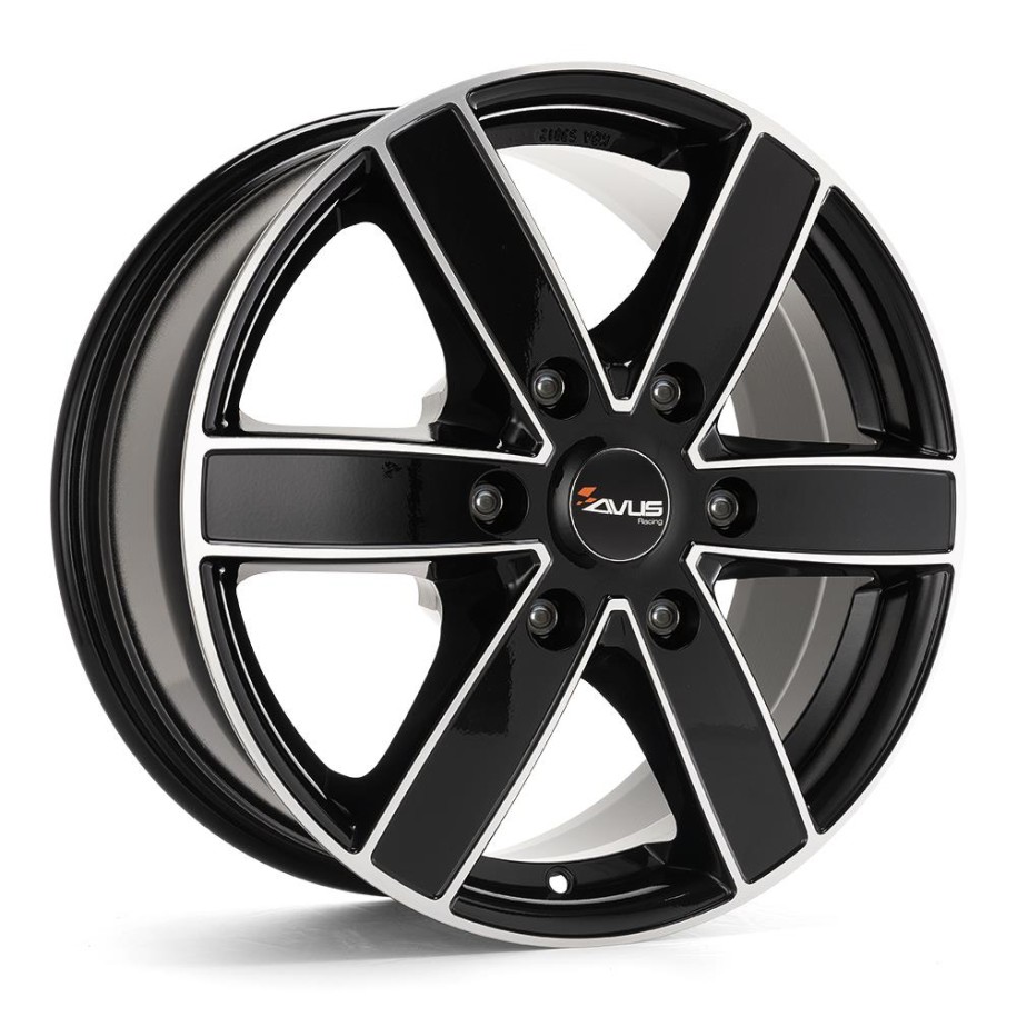 Avus AC-V61 Black Polished 6,5x16 6x125 ET68 CB74.1 60° 1215 kg V61065166125068741D0