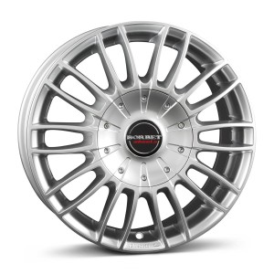 Borbet CW3 sterling silver 8,5x19 6x120 ET52 CB74,5 60° 1000 kg 222768