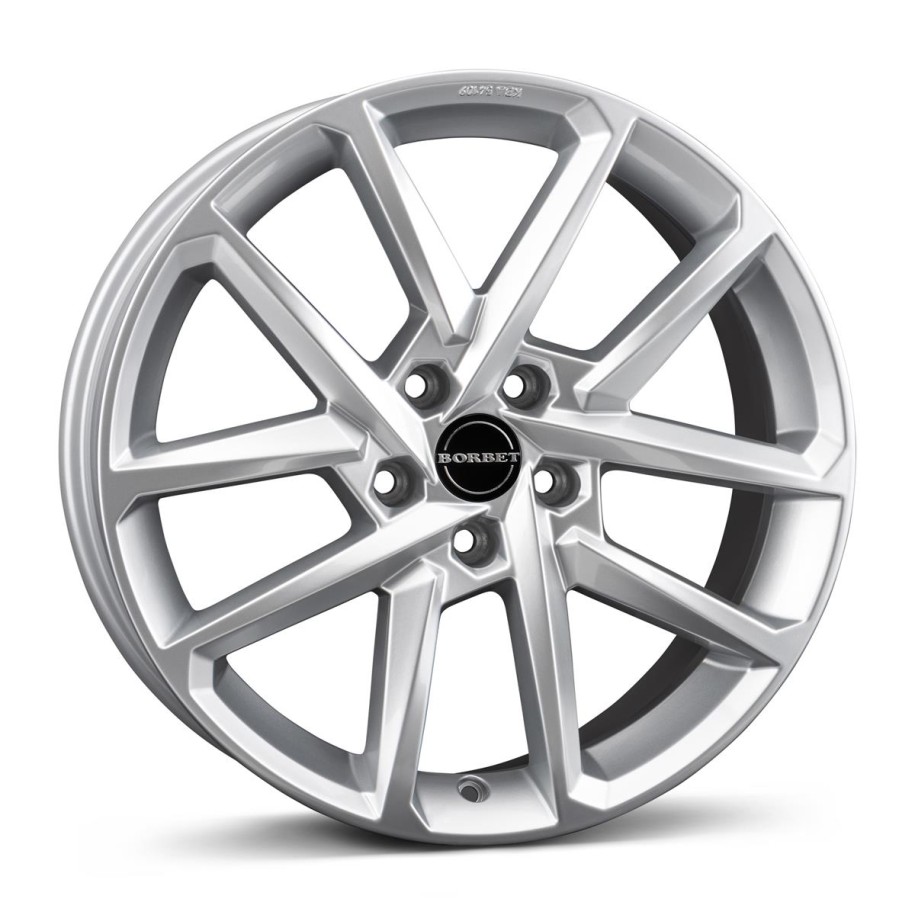 Borbet N Crystal Silver 6,5x17 5x114.3 ET45 CB72,6 60° 720 kg 497751