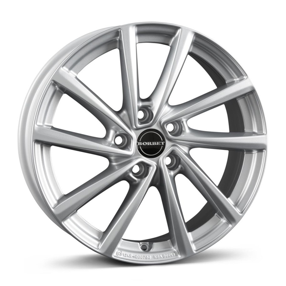 Borbet V Crystal Silver 7x19 5x108 ET47 CB63,4 60° 760 kg 497807