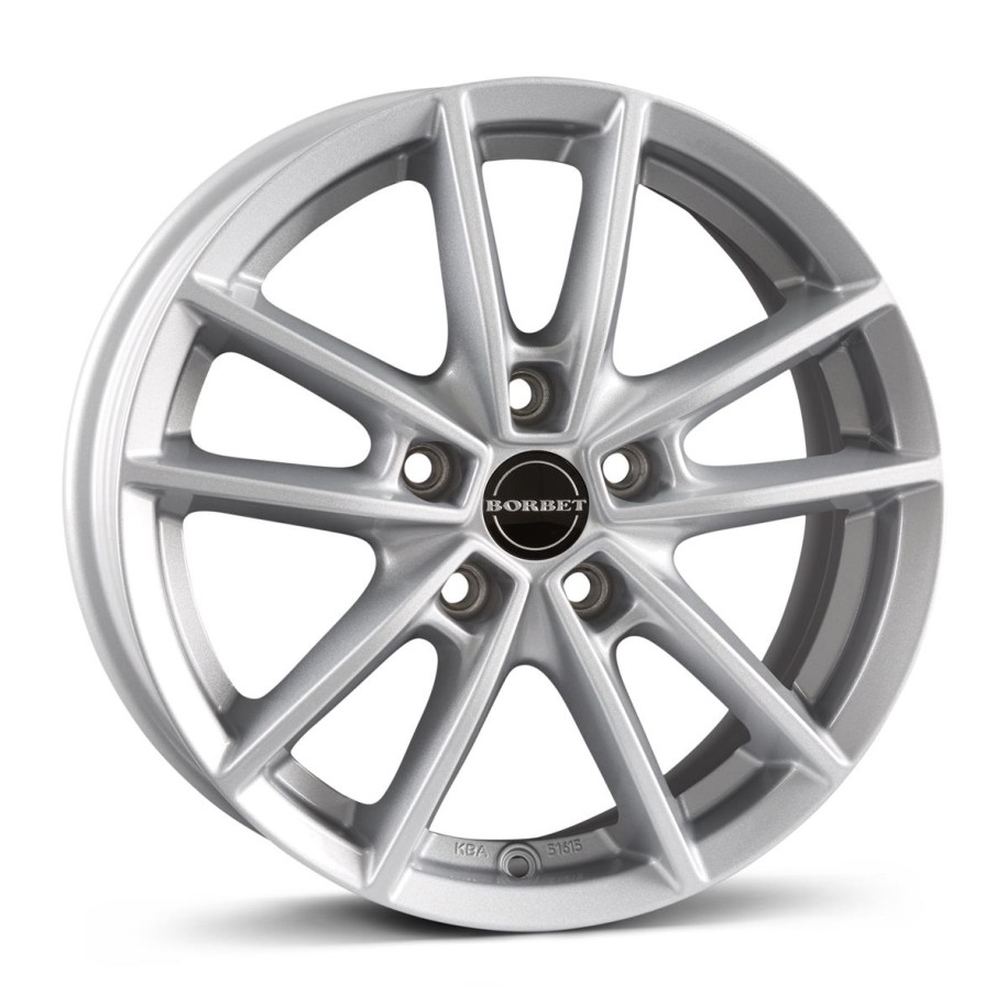 Borbet W Crystal Silver 6x15 5x112 ET43 CB57,1 R13 650 kg 496615