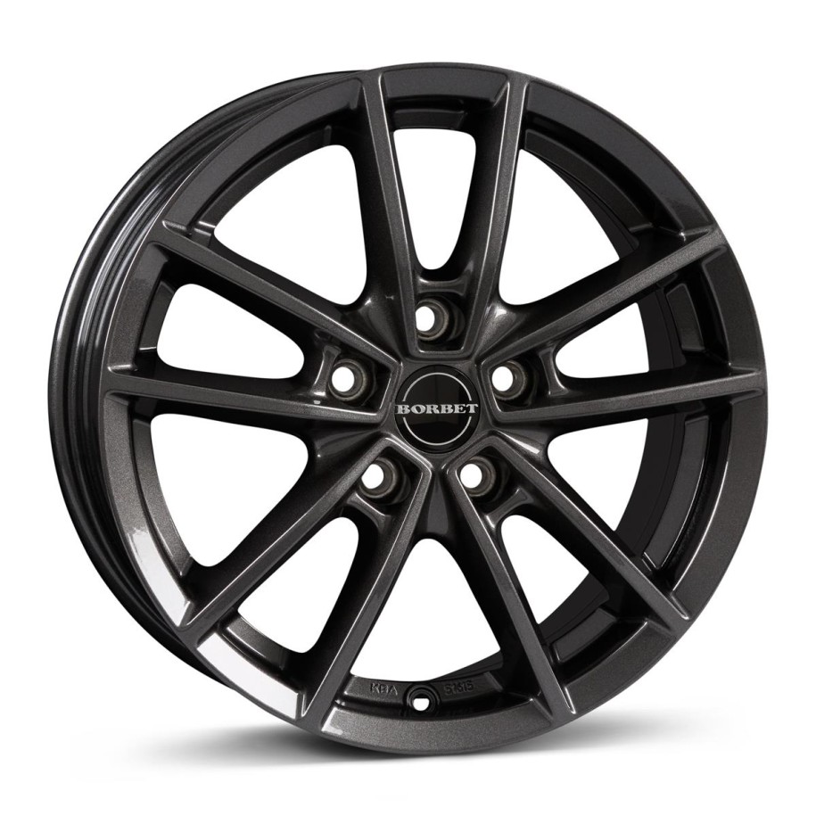 Borbet W mistral anthracite glossy 7x17 5x114.3 ET50 CB72,6 60° 650 kg 496410