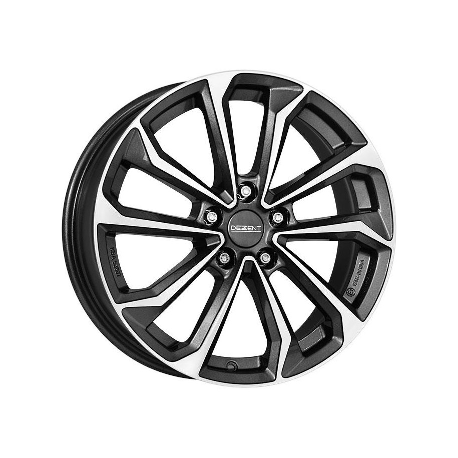 Dezent KS dark Gunmetal/polished 7x17 5x114.3 ET48 CB67,1 60° 675 kg TKSY0FP485E