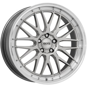 Dotz Bilbao Silver/polished lip 8x18 5x108 ET45 CB70,1 60° 750 kg OBIGHSL45
