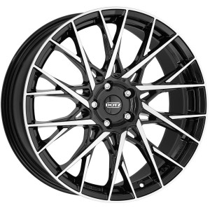 Dotz Fuji dark Black/polished 7,5x18 5x112 ET48 CB70,1 60° 670 kg OFUF8BP48
