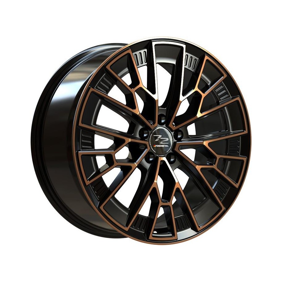 Fondmetal 1972 Black Clearcoat Matt Bronze Machined 9x21 5x112 ET38 CB66,6 60° 1050 kg RF19195