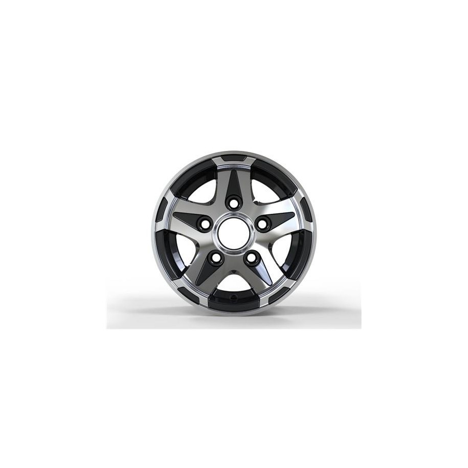 GG Trailer Black Polished 6x10 5x112 ET0 CB67.1 (No Cap) 60° 275885