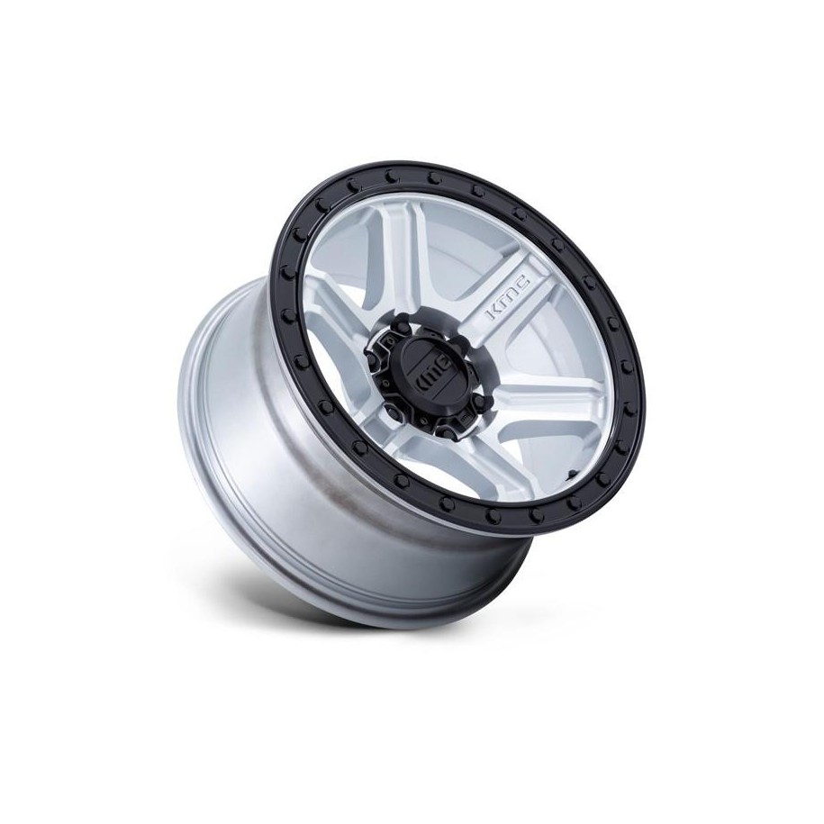 KMC KM551 Outrun Machined With Gloss Black Lip 9x18 6x139.7 ET18 CB106,1 60° 1133 kg KM551DB18906818
