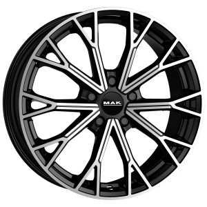 MAK Asphalt Black Mirror 8x19 5x108 ET42 CB72,0 60° 910 kg F8090ASBM42GG3