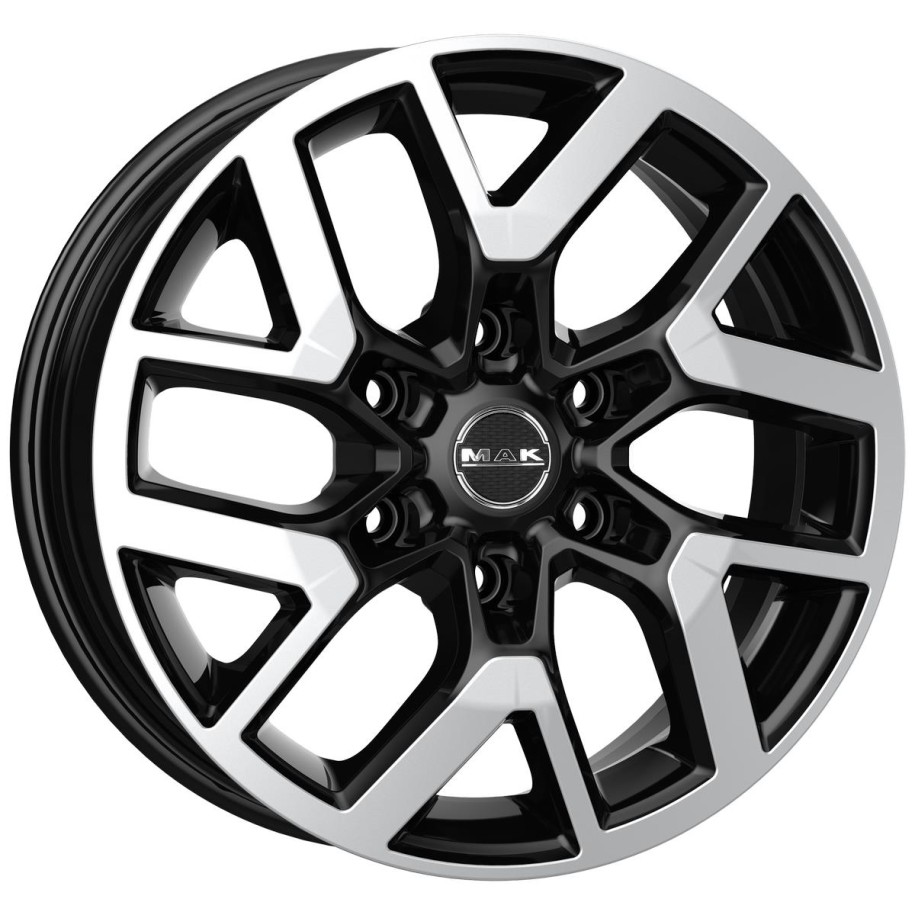 MAK Gravel Black Mirror 7x17 6x120 ET50 CB74,5 60° 1215 kg F7070GRBM50TR