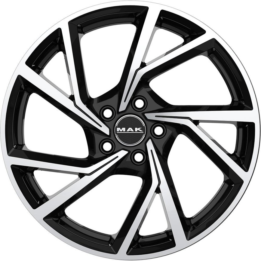 MAK Kassel Black Mirror 7,5x18 5x114.3 ET38 CB76,0 60° 800 kg F7580KABM38F2