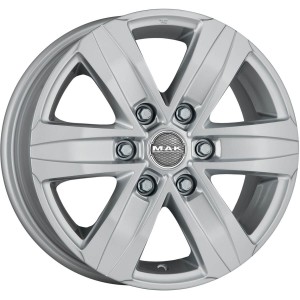 MAK Stone 6 Silver 6,5x16 6x125 ET50 CB74,1 60° 1215 kg F65606SSI50QZ