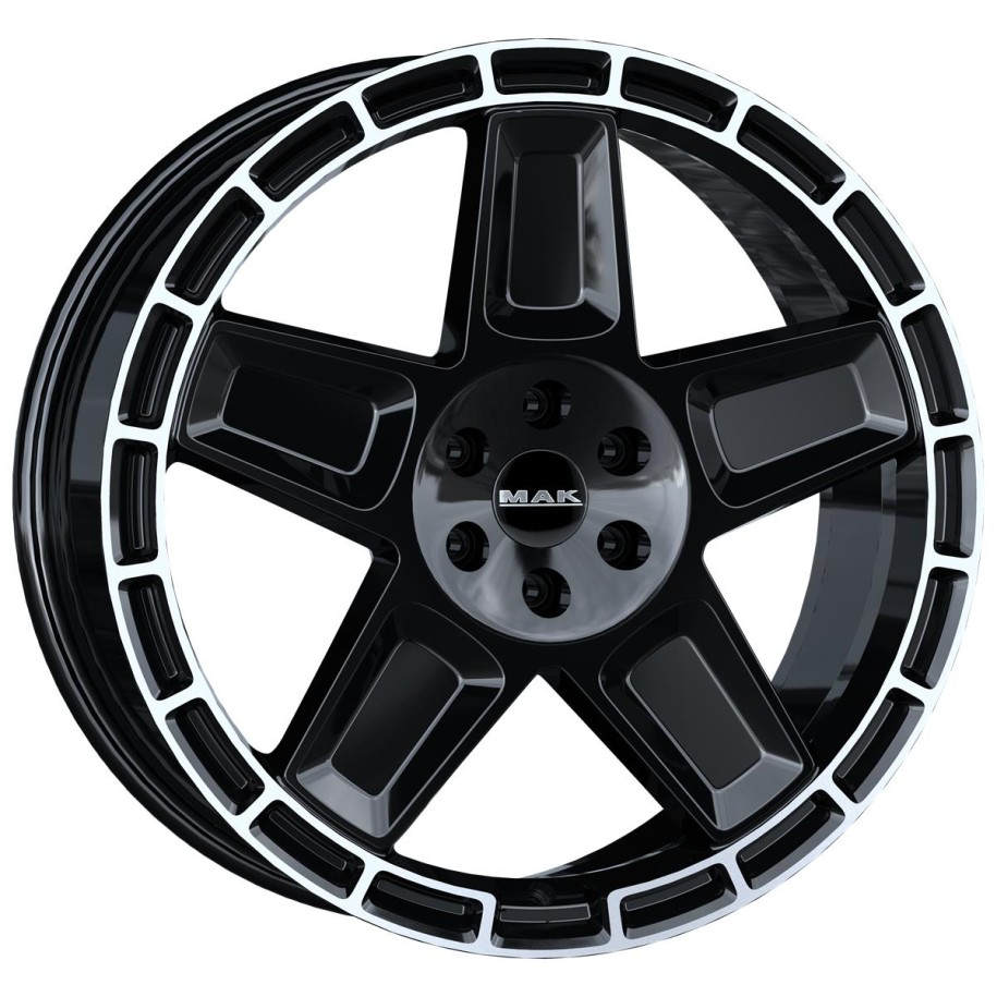 MAK Trek Gloss Black Mirror Ring 9x20 5x130 ET25 CB84,1 R14 1050 kg F9020TKGL25N3