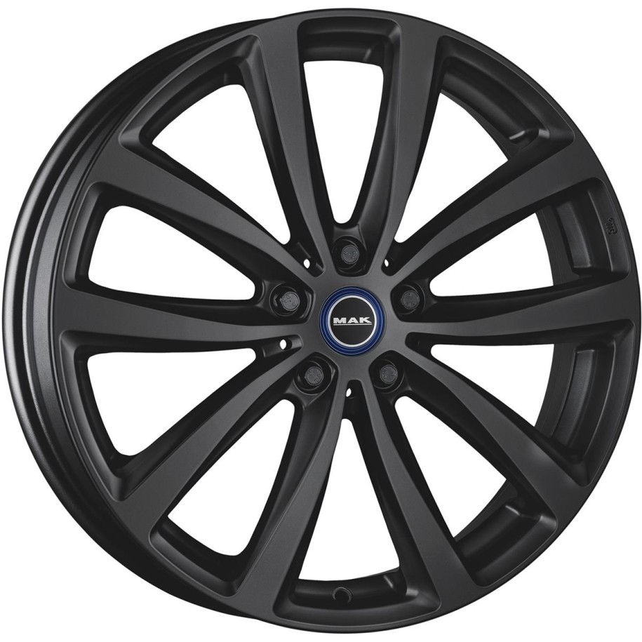 MAK Watt Matt Black 5x19 5x112 ET43 CB66.6 60° 500 kg F5090WTMB43WS3X