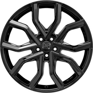 MSW 41 Gloss Black 8,5x20 5x120 ET45 CB72.6 60° 815 kg W19347001TC5