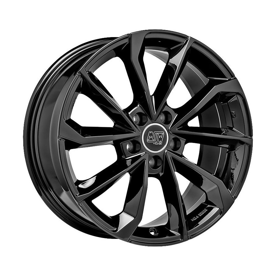 MSW 42 Gloss Black 7,5x17 5x112 ET48 CB73.1 60° 770 kg W19356504TC5