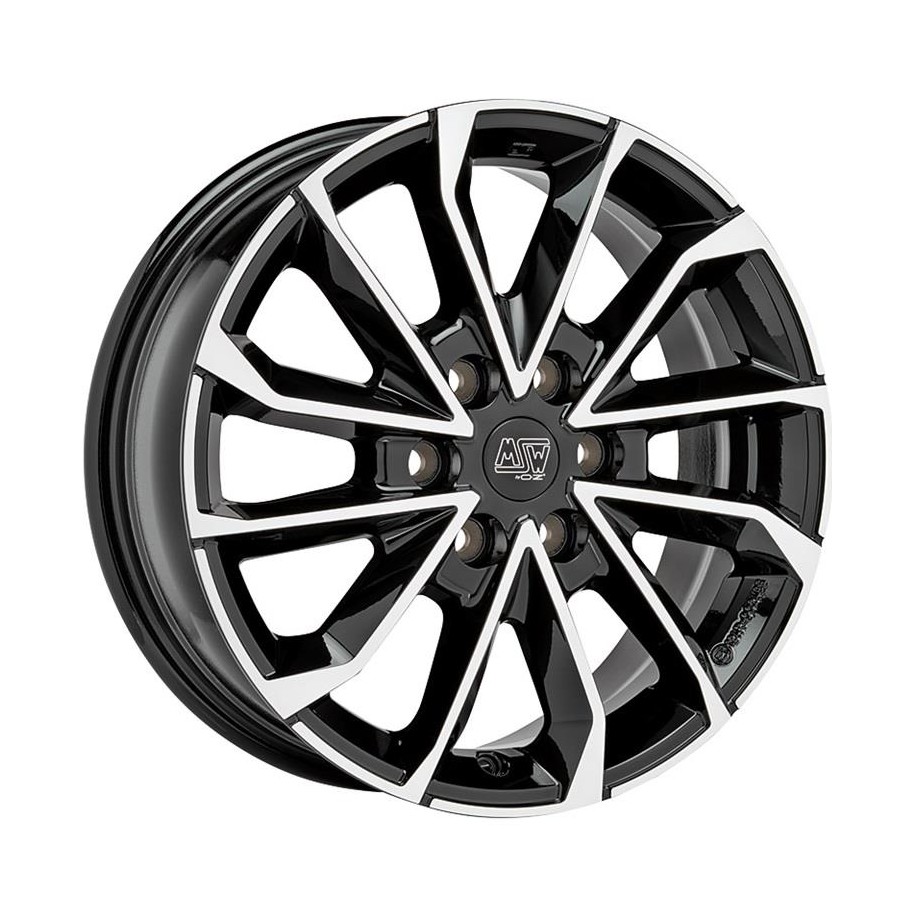MSW 42 Van Gloss Black Full Polished 6,5x17 6x130 ET54 CB84,1 R14 1250 kg W19468002T56