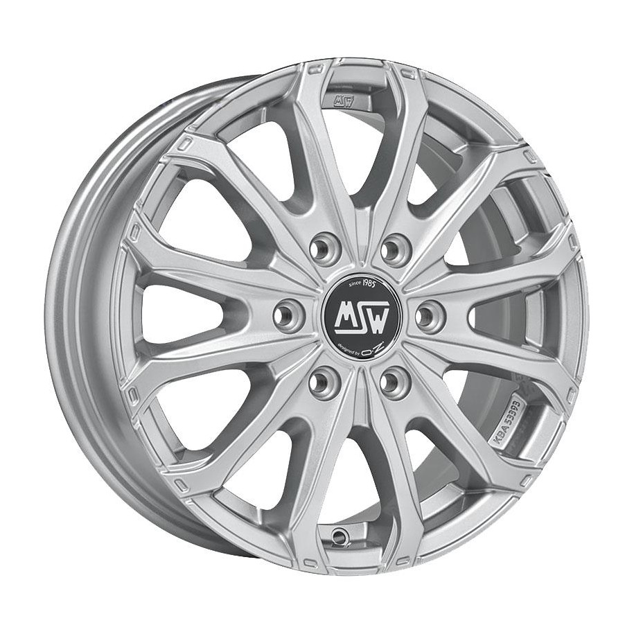 MSW 48 Van 6 Holes Full Silver 6,5x16 6x120 ET50 CB74,5 60° 1350 kg W19341003T09