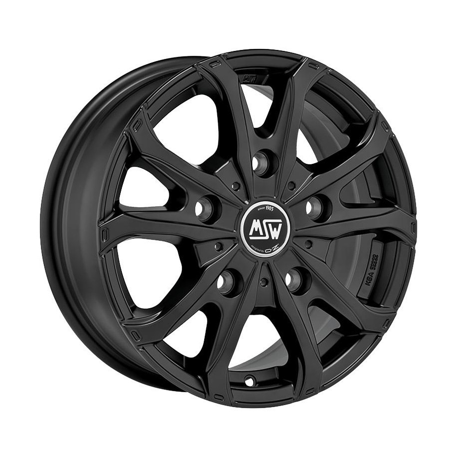 MSW 48 Van Matt Black 7x17 5x160 ET55 CB65.1 60° 1300 kg W19328009T53