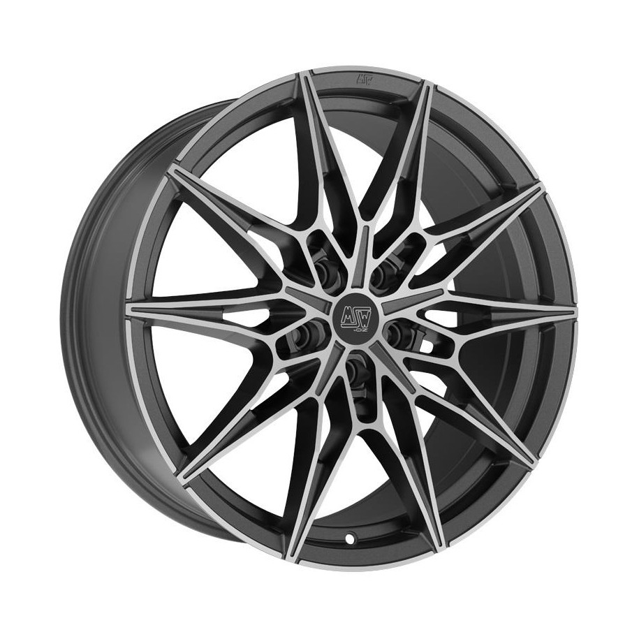MSW 75 Matt Gun Metal Full Polished (Mgmfp) 9x20 5x112 ET35 CB73.1 60° 890 kg W1946450026