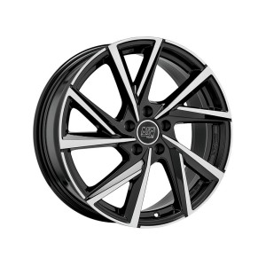 MSW 80-5 Gloss Black Full Polished 7x17 5x112 ET46 CB57,1 R13 690 kg W19383008T56