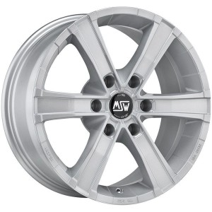 MSW Sahara 6 Full Silver 8x18 6x114.3 ET35 CB66,1 60° 1100 kg W85062004N09