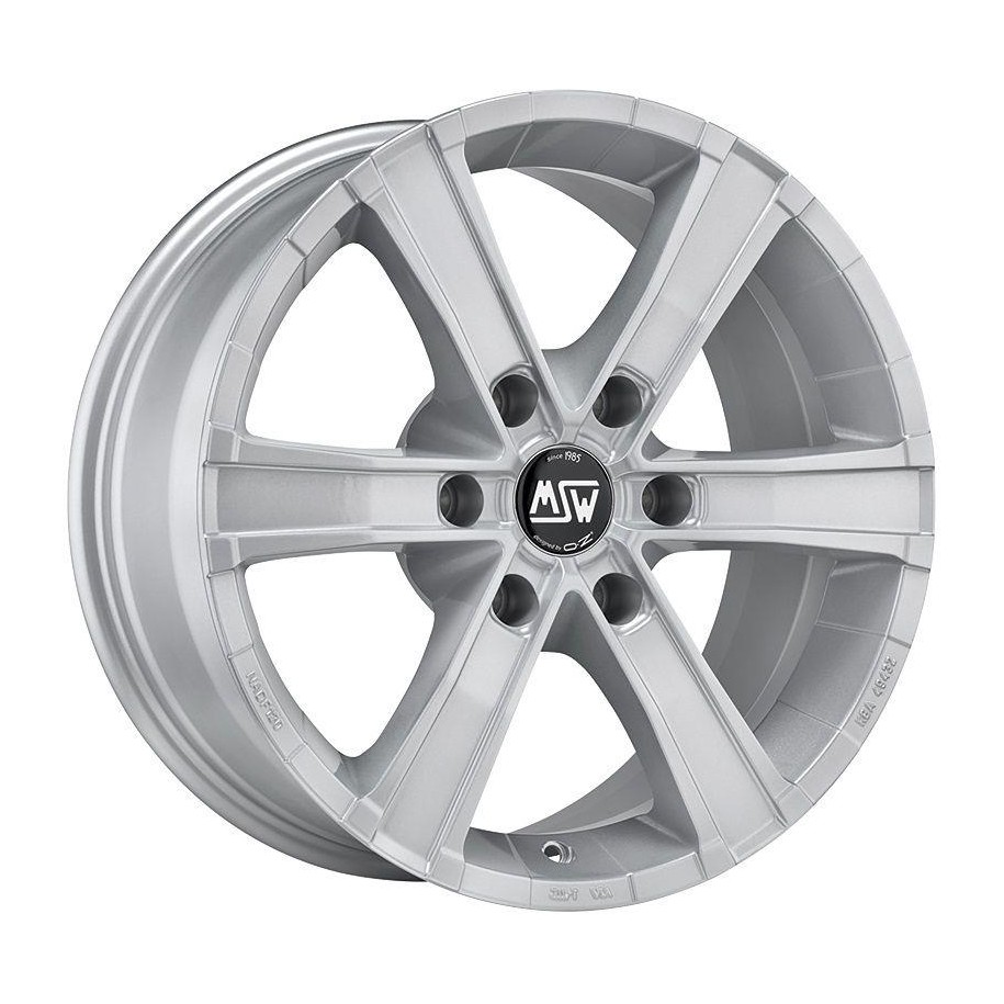 MSW Sahara 6 Full Silver 8x18 6x114.3 ET35 CB66,1 60° 1100 kg W85062004N09