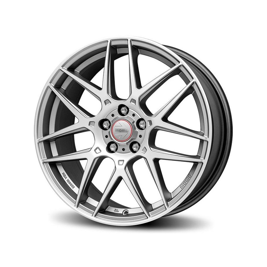 Momo Competizione Titan-Silver Polished 8x18 5x114.3 ET40 CB72,3 60° 700 kg WCOT80840514E